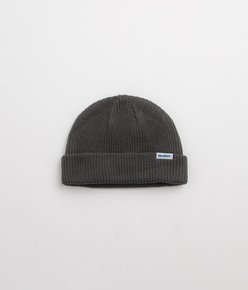 Butter Goods Wharfie Beanie - Charcoal