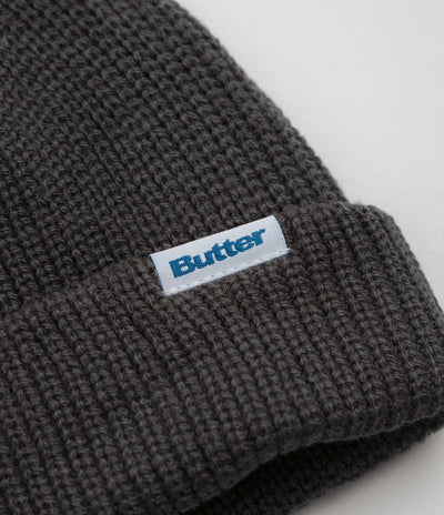 Butter Goods Wharfie Beanie - Charcoal