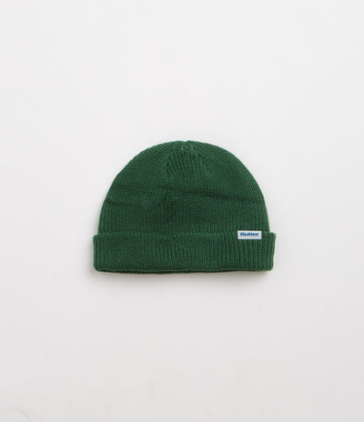 Butter Goods Wharfie Beanie in Forest and White