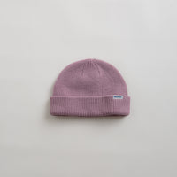 Butter Goods Wharfie Beanie in Mauve and White thumbnail