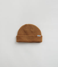 Butter Goods Wharfie Beanie in Oak and White