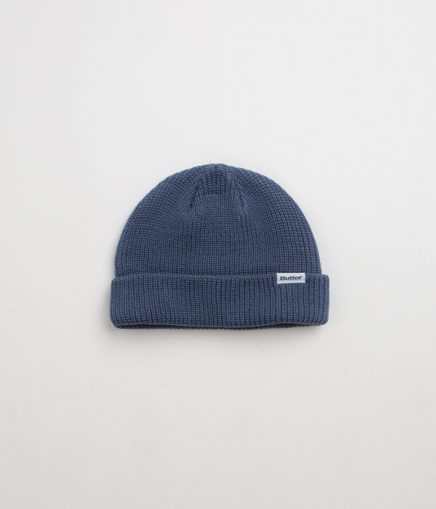 Butter Goods Wharfie Beanie - Slate / White