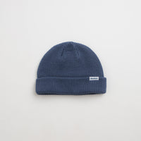 Butter Goods Wharfie Beanie in Slate and White thumbnail
