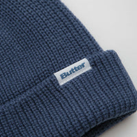 Butter Goods Wharfie Beanie in Slate and White thumbnail