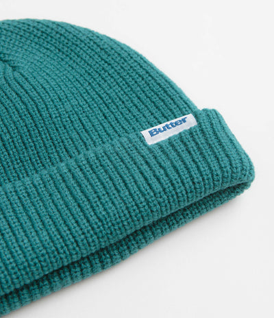 Butter Goods Wharfie Beanie - Teal / White