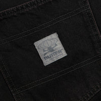 Butter Goods Wide Cut Jeans in Tinted Black thumbnail