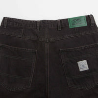 Butter Goods Wide Cut Jeans in Tinted Black thumbnail