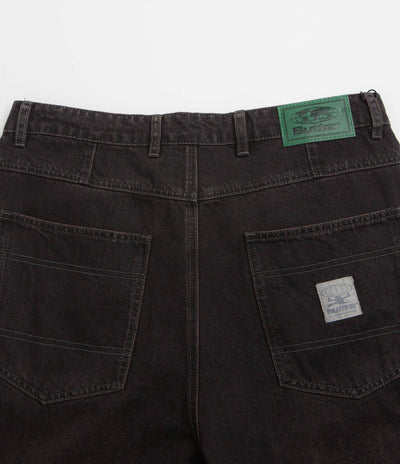 Butter Goods Wide Cut Jeans in Tinted Black