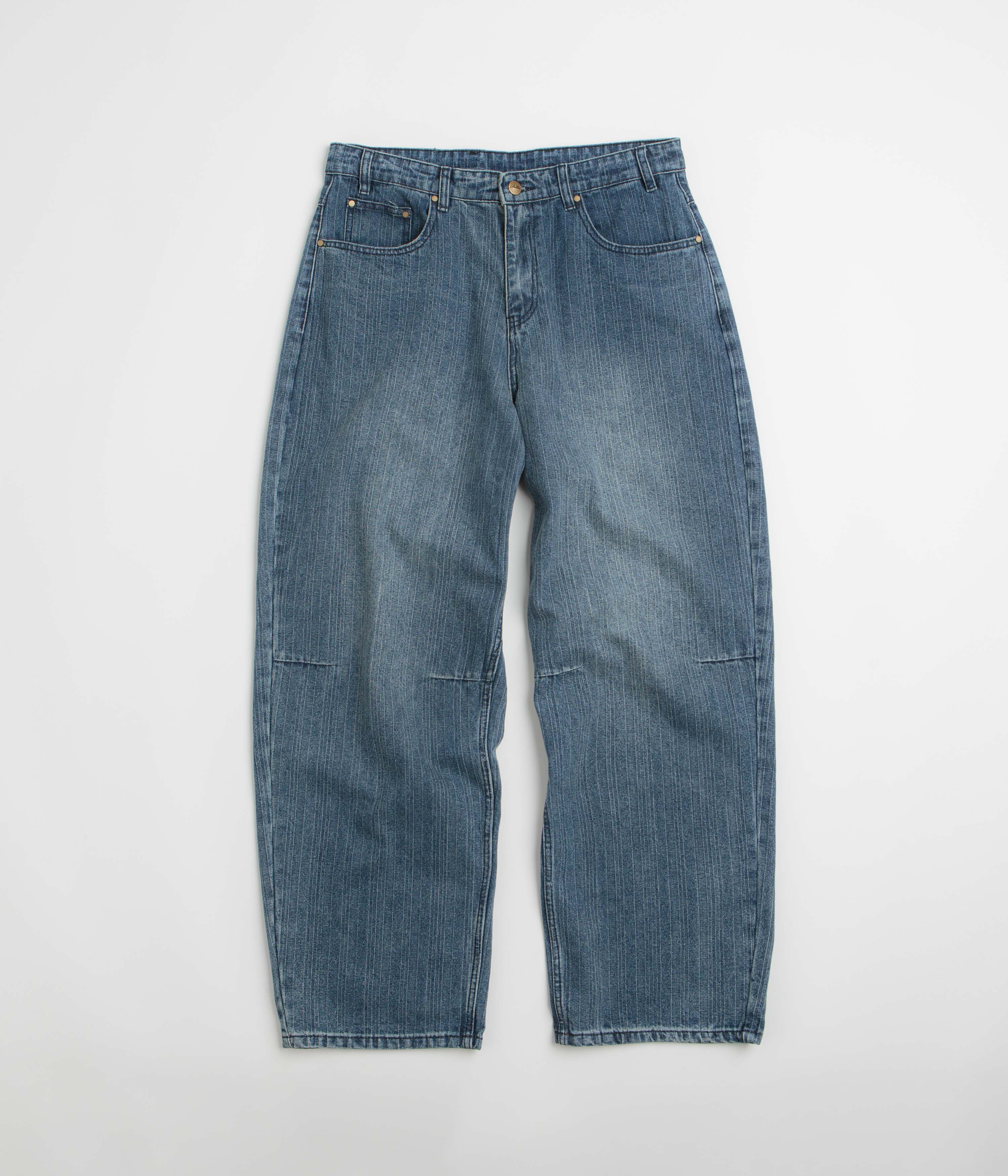 Butter Goods Wide Cut Jeans - Vertical Stripe