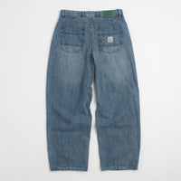 Butter Goods Wide Cut Jeans in Vertical Stripe thumbnail
