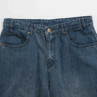 Butter Goods Wide Cut Jeans in Vertical Stripe thumbnail