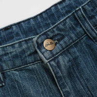 Butter Goods Wide Cut Jeans in Vertical Stripe thumbnail