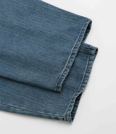 Butter Goods Wide Cut Jeans in Vertical Stripe