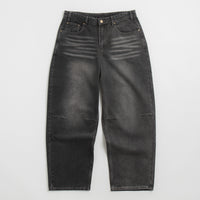 Butter Goods Wide Cut Jeans - Washed Black thumbnail