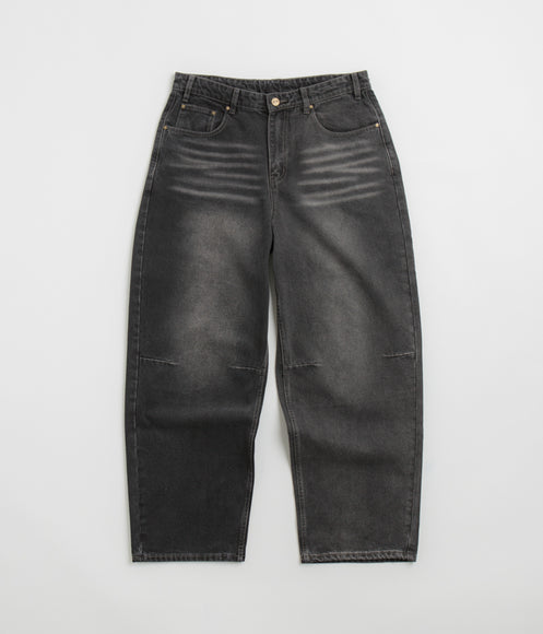 Butter Goods Wide Cut Jeans - Washed Black