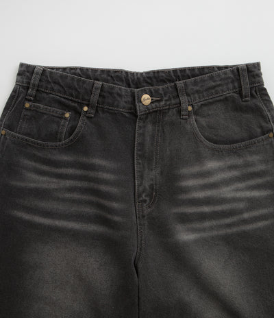 Butter Goods Wide Cut Jeans - Washed Black