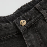 Butter Goods Wide Cut Jeans - Washed Black thumbnail
