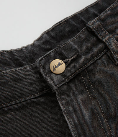 Butter Goods Wide Cut Jeans - Washed Black