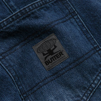 Butter Goods Wide Cut Jeans - Washed Slub Blue thumbnail