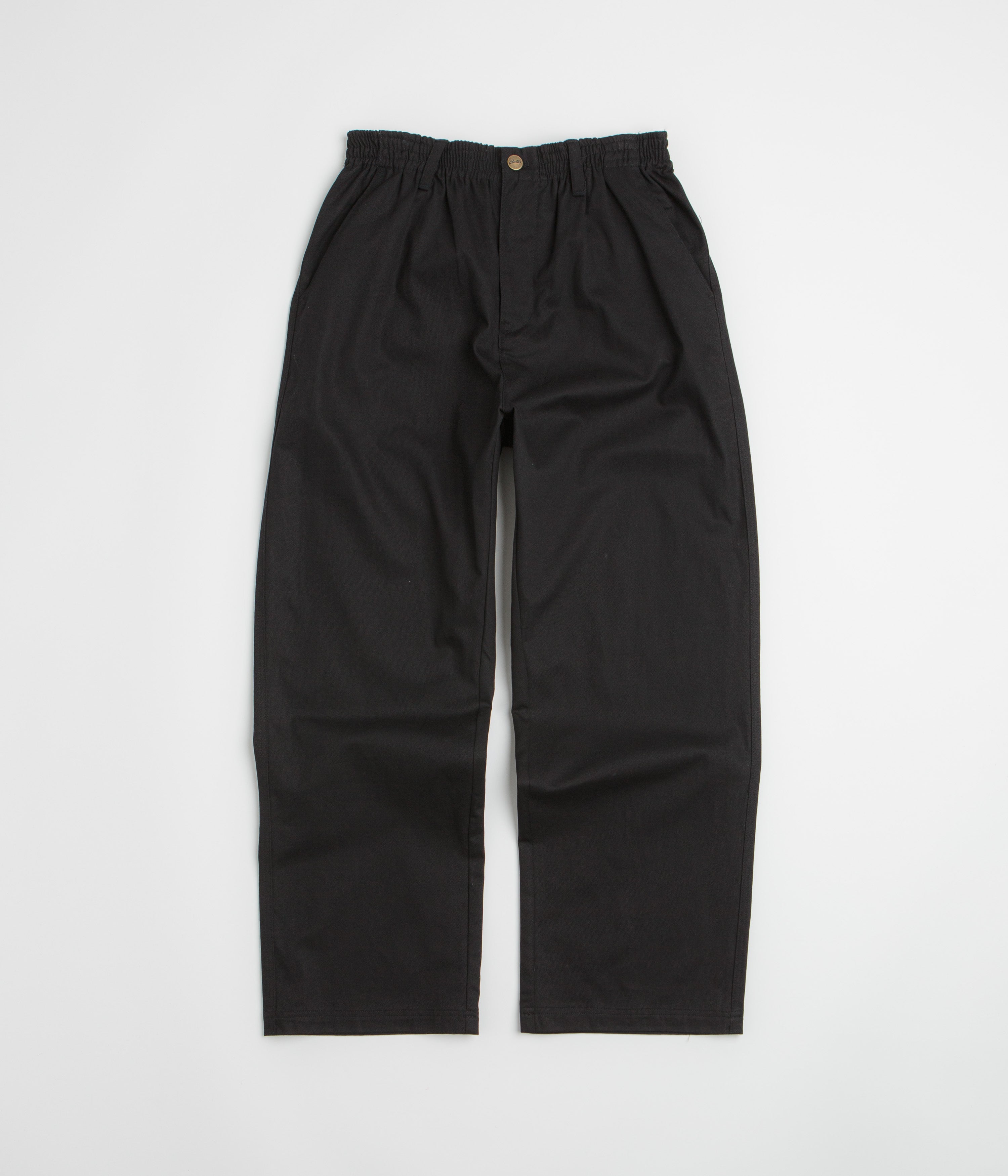 Butter Goods Wide Leg Pants - Black / Black