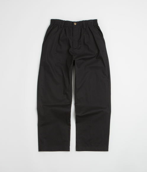 Butter Goods Wide Leg Pants - Black / Black