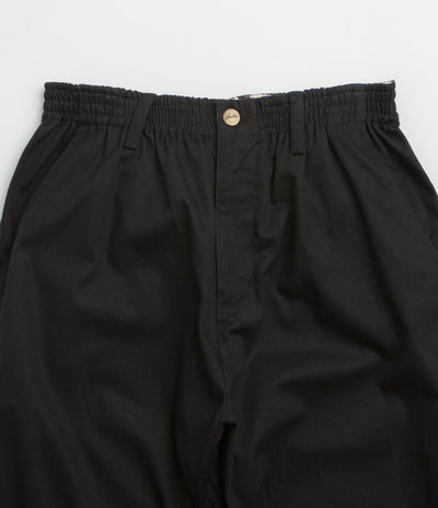 Butter Goods Wide Leg Pants - Black / Black