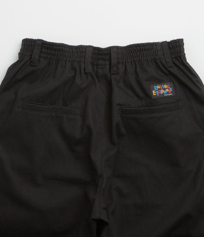 Butter Goods Wide Leg Pants - Black / Black