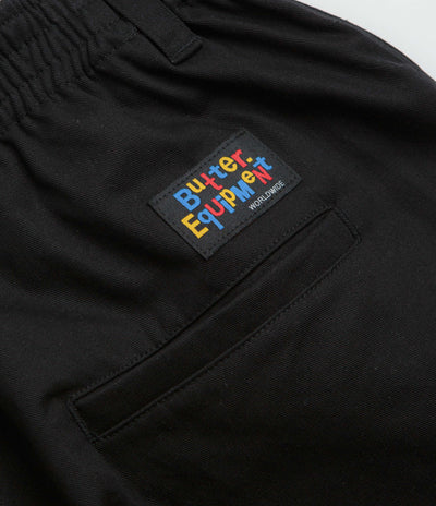 Butter Goods Wide Leg Pants - Black / Black