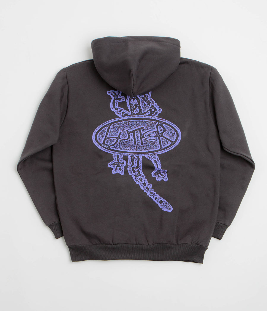 Butter Goods Wipeout Hoodie in Washed Black