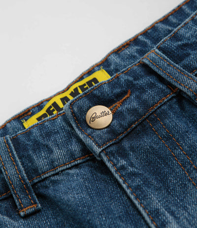 Butter Goods Witness Jeans - Mid Indigo Slub