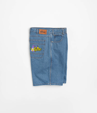 Butter Goods Wizard Denim Shorts - Washed Indigo