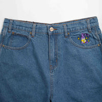 Butter Goods Wizard Denim Shorts - Washed Indigo thumbnail