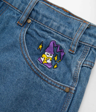 Butter Goods Wizard Denim Shorts - Washed Indigo