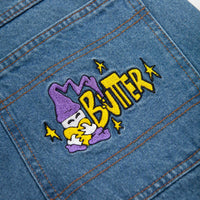Butter Goods Wizard Denim Shorts - Washed Indigo thumbnail