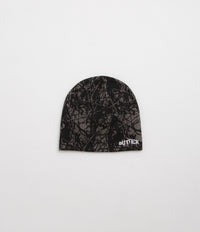 Butter Goods Woods Camo Skully Beanie in Black