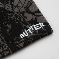 Butter Goods Woods Camo Skully Beanie - Black thumbnail