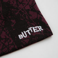 Butter Goods Woods Camo Skully Beanie - Rust thumbnail