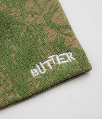 Butter Goods Woods Camo Skully Beanie - Sage