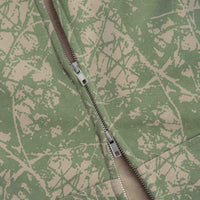 Butter Goods Woods Camo Zip-Thru Hoodie - Washed Sage thumbnail