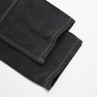 Butter Goods Work Double Knee Pants - Washed Black thumbnail