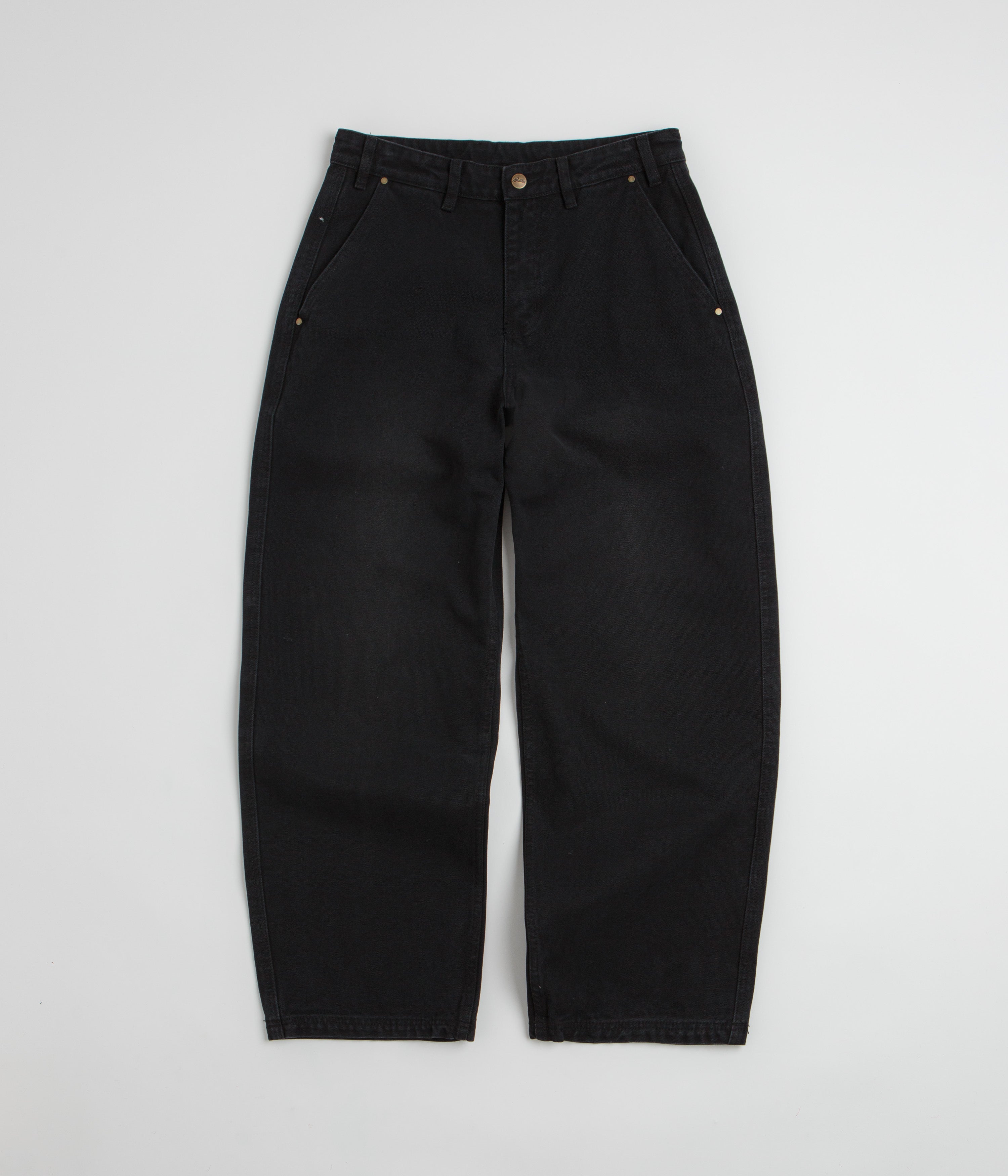 Butter Goods Work Pants in Washed Black