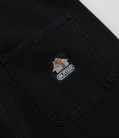 Butter Goods Work Pants - Washed Black