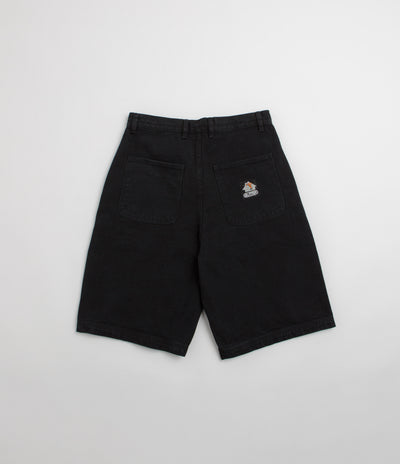 Butter Goods Work Shorts in Washed Black