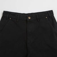Butter Goods Work Shorts in Washed Black thumbnail
