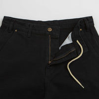 Butter Goods Work Shorts in Washed Black thumbnail
