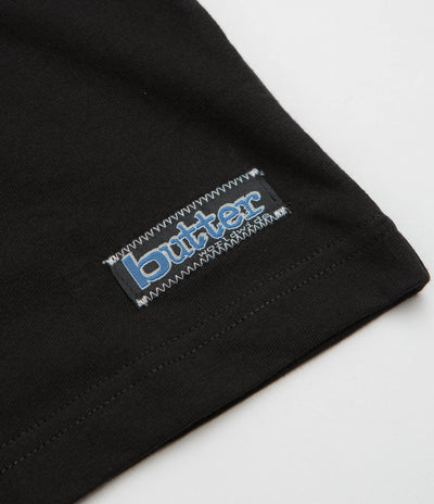 Butter Goods Worldwide Panelled T-Shirt in Black