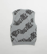 トップス butter goods paisley knit vest Butter Goods Surge Knitted Vest 'Forest' – Unheardof Brand