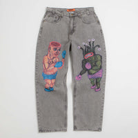 Butter Goods x Daniel Johnston Boxing Jeans in Washed Grey thumbnail