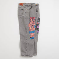 Butter Goods x Daniel Johnston Boxing Jeans in Washed Grey thumbnail