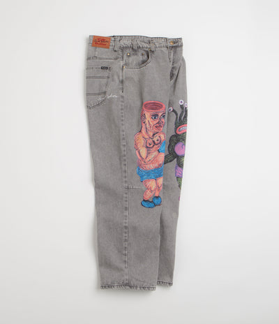 Butter Goods x Daniel Johnston Boxing Jeans in Washed Grey